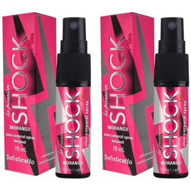 Imagem de Kit Óleo Spray Shock Plus Morango (2 unidades) - Sofisticatto