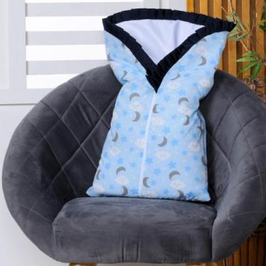 Imagem de Saco de Dormir para Bebê Inverno Estampado Acolchoado com Zíper 100% A