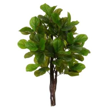 Imagem de Planta Árvore Artificial Ficus Lyrata Real Toque X78 Verde 1,3m - FLOR