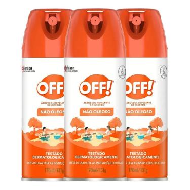 Imagem de Repelente Off Aero 170ml - Kit c/ 3 unidades