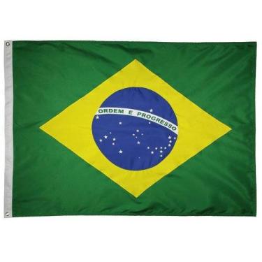 Imagem de Bandeira do Brasil 22 x 33cm -Náutica - JC BANDEIRAS 