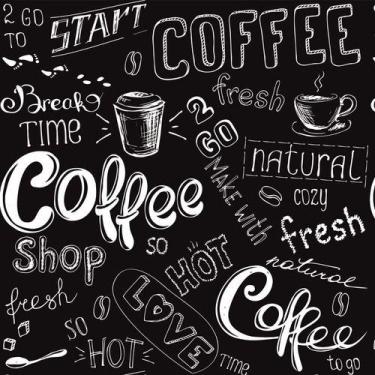 Imagem de Papel De Parede Temático Cantinho Do Café - 2,50x0,50m - DEKAL DECOR