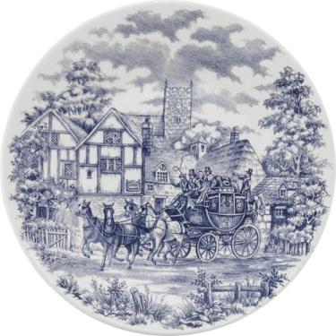Imagem de Kit 4 Pratos de Sobremesa Biona Cena Inglesa Oxford Cerâmica 19cm - Ge