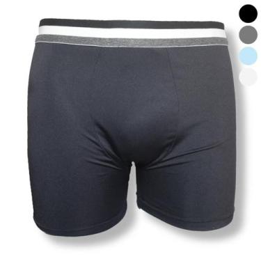 Imagem de Kit 7 Cueca Boxer Adulto Masculina Microfibra Box Respiravel - Rupee, 
