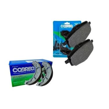 Imagem de Pastilha Freio Dianteiro s/abs + Lona Cbx 250 Twister Cb300 - COBREQ
