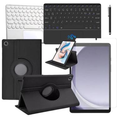 Imagem de Kit Capa Com Teclado + Película De Vidro + Caneta Touch Para Tablet Ga