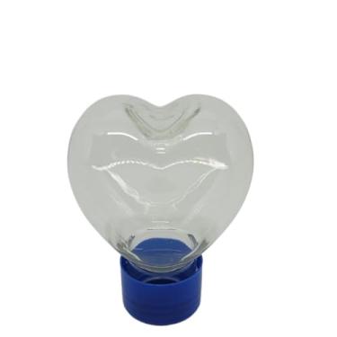 Imagem de 50 Mini Baleiro Coração 50ml - Lembrancinha - Tubete (Azul escuro)