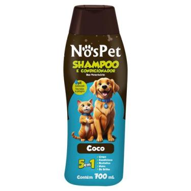 Imagem de Shampoo Para Cães e Gatos Pet Nospet 5Em1 Coco 700ml