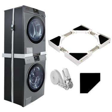 Imagem de MaxWorks 50861, kit de empilhamento universal para máquina de lavar e secar roupa