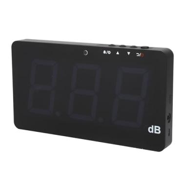 Imagem de Medidor de Som de Ruído Doméstico, Medidor de Decibéis Com Alarme, Testador de Ruído Montado na Parede, Display LCD de 9,6 Polegadas, Interface USB DC5V 1A