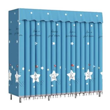 Imagem de Guarda-roupa Armário portátil para pendurar roupas, armário temporário para sala de estar, lindo armário de armazenamento para quarto armário