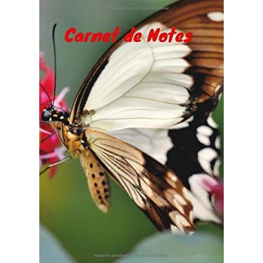 Imagem de Carnet de notes: Carnet de notes Papillons avec des lignes à personnaliser.|Format : 17,78 x 25,4 cm| 100 pages