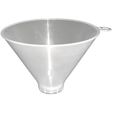 Imagem de JBK Pottery O funil de enchimento fácil jbk de 5 3/4" x 4,1/8" (cabe em roscas de 38 mm, ou seja, jarras de leite, garrafas squeeze, etc...) também se encaixa perfeitamente em potes/garrafas