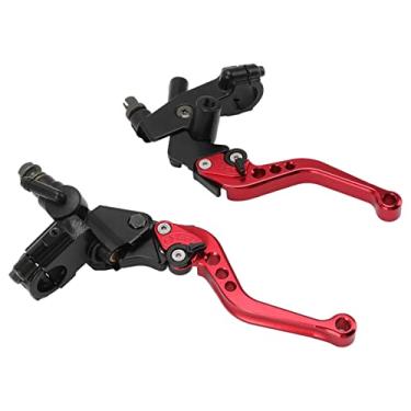 Imagem de Alavanca Bomba de Embreagem do Freio Motocicleta, Liga de Alumínio Alavanca Embreagem Motocicleta Alavanca Embreagem do Freio Motocicleta Com Reservatório de
