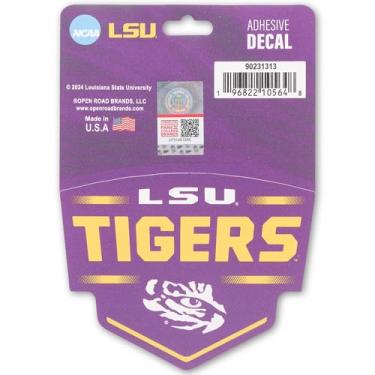 Imagem de Adesivo de vinil adesivo Louisiana State University - Adesivo divertido LSU Tigers para carro, janela, garrafa de água ou laptop