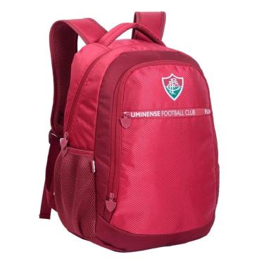Imagem de Mochila de Costas Esportiva Fluminense Classic Vermelha - Xeryus