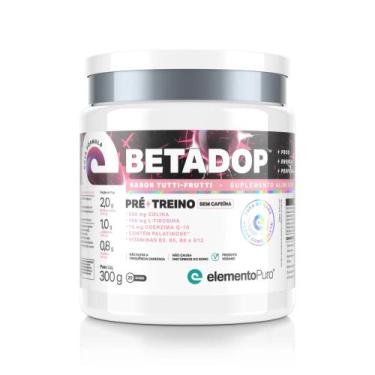 Imagem de Pré Treino sem cafeína - BETADOP - Elemento Puro, Tutti Frutti