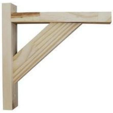 Imagem de Prateleira 60Cm + Mãos Francesas + Buchas E Parafusos