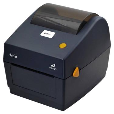 Imagem de Impressora Térmica De Etiquetas Elgin 46L42DTCKD02 | USB, Serial, Preto