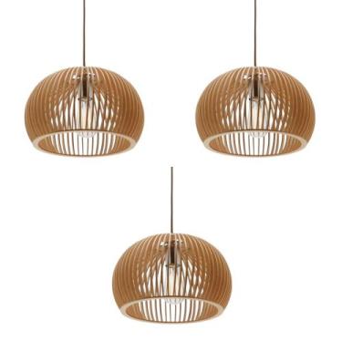 Imagem de Kit De 3 Luminárias Modernas Para A Sua Casa - Florença - ANA DECORAÇÕ