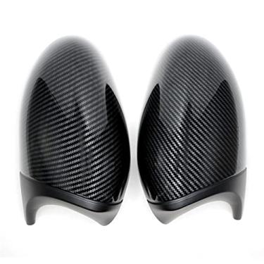 Imagem de Espelhos externos automotivos 2 x capa de espelho E90 tampa do espelho lateral retrovisor da porta lateral do carro para E90 E91 2005-2007 E92 E93 2006-2009 estilo M3 E80 E81 E87 substituição do