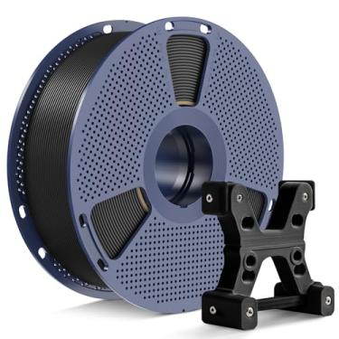 Imagem de Filamento PETG 1,75 mm - 1 kg (2,2 lbs) SUNLU PETG Filamento de impressora 3D, carretel reutilizável compatível com filamento de refil de bambu, precisão dimensional de 1,75 mm +/- 0,02 mm, PETG preto