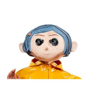 Imagem de Rubies Boneca Coraline para adultos, máscara de látex de luxo, como mostrado, tamanho único, Conforme mostrado., tamanho nico