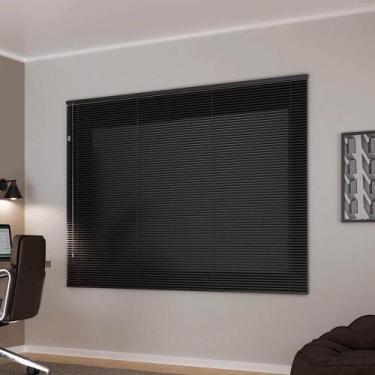 Imagem de Persiana Horizontal Alu Crisdan Bk L 2,00 X 2,20 A Preto