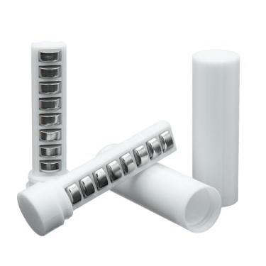 Imagem de Capa Slimline Coin LR44 / SR44, material macio e durável - Pacote com 2 (comporta 8 baterias)