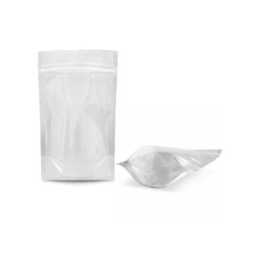 Imagem de Saco Stand Up Pouch Transparente Fecho Zip 14x22 - HAGAPACK
