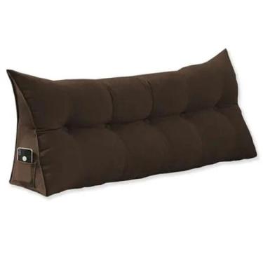 Imagem de Almofada de Apoio para Cabeceira 90cm Suede Várias Cores - Estopar, Su
