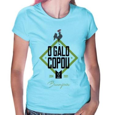 Imagem de Baby Look O Galo Copou! - Foca na Moda, Azul bebê, P