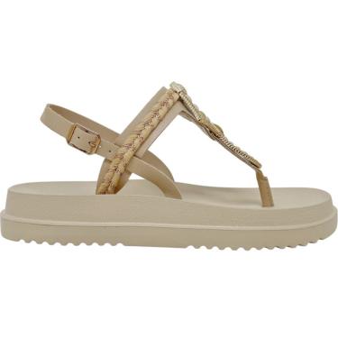 Imagem de Sandália Feminina Casual Dia a Dia com Pedrarias Flatform Dakota Y7834