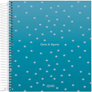 Imagem de Caderno Universitário Dots & Spots 160 Folhas Jandaia Capa Dura