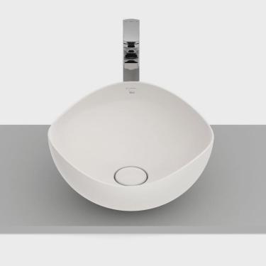 Imagem de Kit 2 Cubas de Apoio 37,5x37,5cm Ruy Ohtake Roca Bege