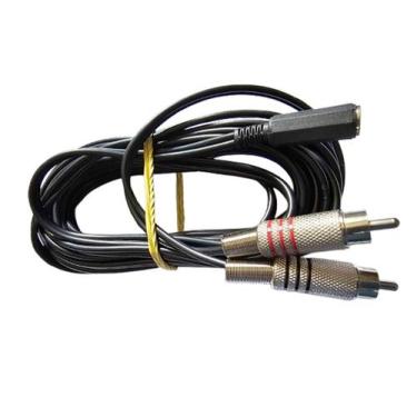 Imagem de Cabo De Áudio P2 Femea X Rca Macho 10 Metros Fone Caixa - BS