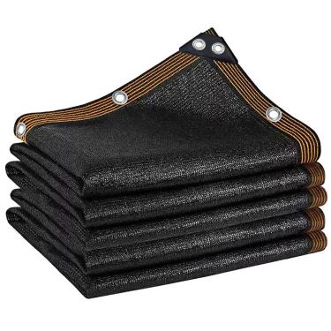 Imagem de winemana Tela De Sombra Preta 70%, Lona Malha 6,6 X 20 Pés - Jardim Para Estufa, Pátio, Vegetais, Cobertura Plantas E Galinheiros, Rede Proteção Solar Externa Com Ilhós Reforçados