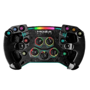 Imagem de Volante Gamer Moza GS GT Steering Wheel RS08 Premium, preto