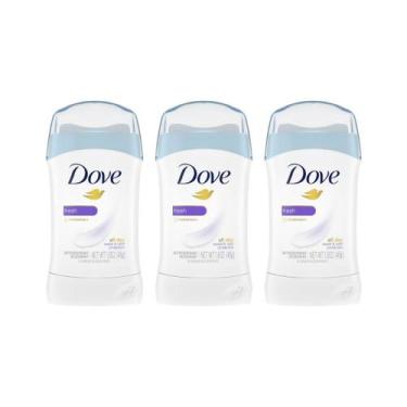 Imagem de Desodorante Creme Dove Stick Fem Fresh 45G - Kit Com 3Un