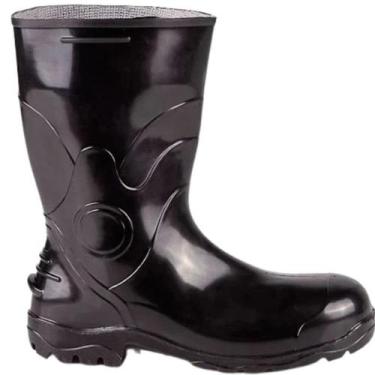 Imagem de Bota de PVC Cano Curto Bico Aço Palmilha Aço Bracol CA 37749, Preto, 4