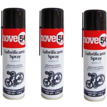 Imagem de Kit 03 lubrificante spray 300ml/150g 954 vonder