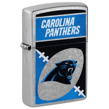 Imagem de Zippo Isqueiro de bolso NFL Carolina Panthers Street cromado