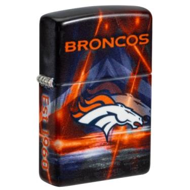 Imagem de Zippo Isqueiro de bolso fosco NFL Denver Broncos 540