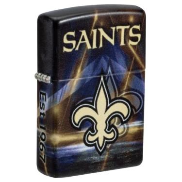 Imagem de Zippo NFL New Orleans Saints 540 Isqueiro de bolso fosco