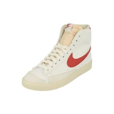 Imagem de Nike Blazer MID 77 NN AP Tênis feminino com cadarço, Branco/Adobe/Red Stardust/Vela, 34
