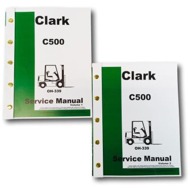 Imagem de Clark C500-30 C500-35 C500-40 C500-45 Manual de reparo de empilhadeira Oh-339