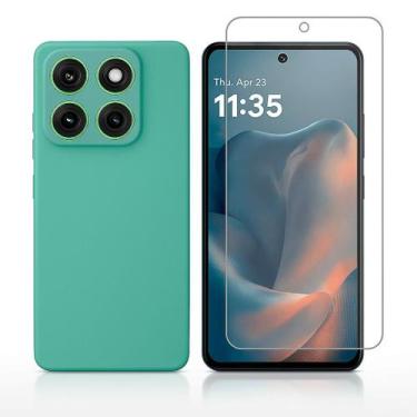 Imagem de Capa Case Para Motorola Moto Edge 60 5G + Pelicula Hidrogel - GR Globa