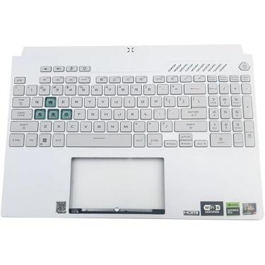 Imagem de Teclado retroiluminado ASUS TUF Dash A15 F15 FX507 FX517ZM FA507 FX507Z Palmrest (tecla branco-verde-2023)