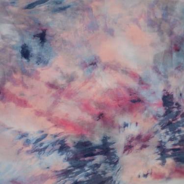 Imagem de STYLISH FABRIC 147 cm de largura impresso Hi Multi Chiffon tecido lavado por jarda - material macio - vestuário, cortinas, faixa de cabeça, acessórios, decoração de casa, escola e projeto DIY, jeans