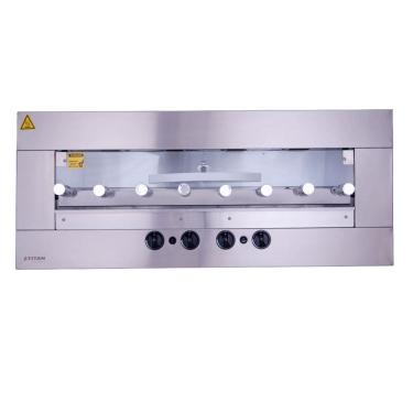 Imagem de Churrasqueira a Gás de Embutir 8 Espetos Rotativos Gourmet Age Titan